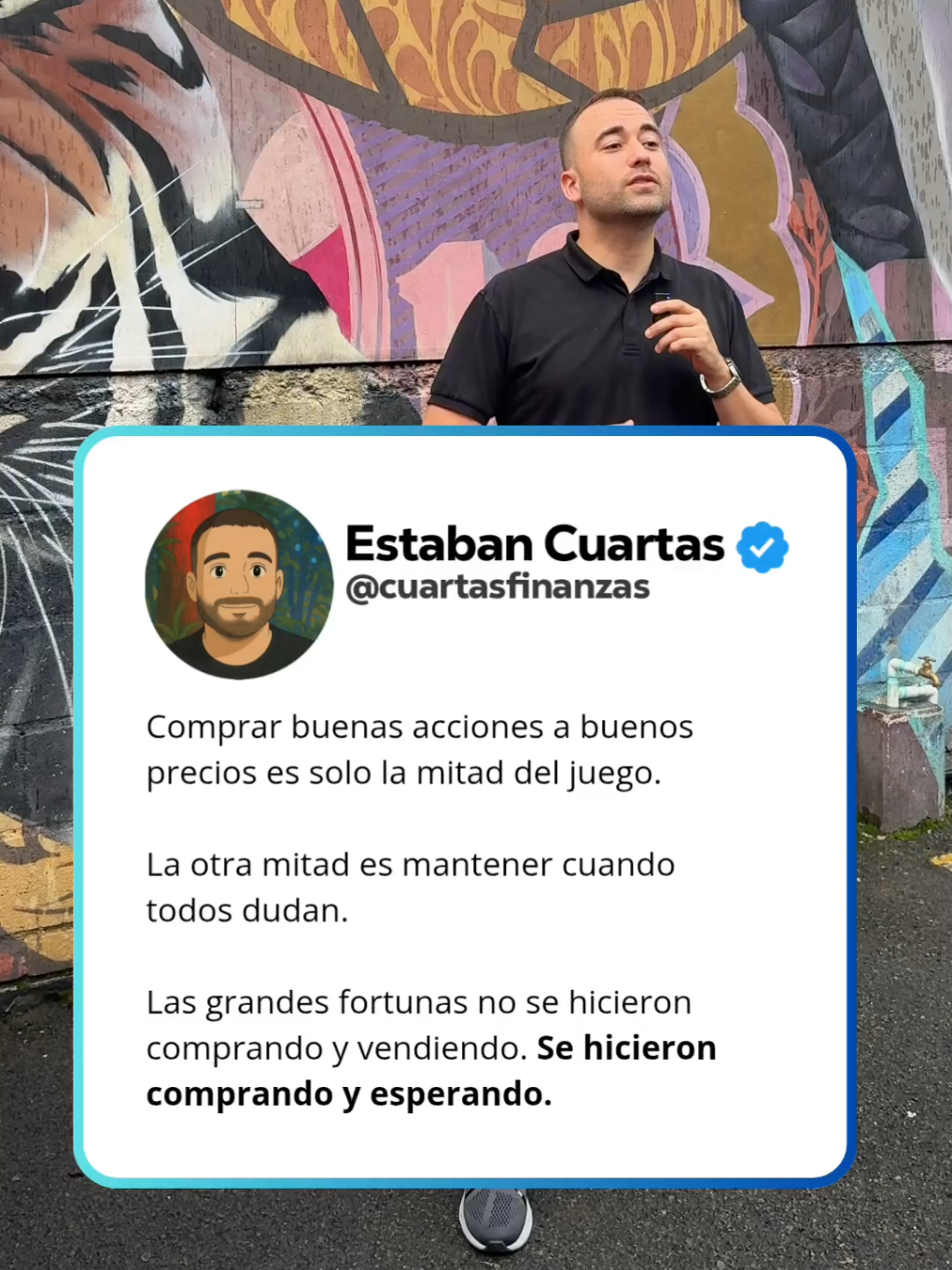 Cuando observas la trayectoria de los grandes inversionistas, notarás que ninguno alcanzó la riqueza entrando y saliendo del mercado cada día, sino permitiendo que el tiempo hiciera su trabajo. La verdadera diferencia la marcan la paciencia y la disciplina de mantener tus inversiones firmes, incluso cuando la mayoría duda. #finanzaspersonales  #inversiones  #interescompuesto  #bolsa #dinerodesdecasa   