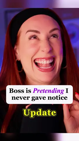 Boss is pretending I never gave notice part 2 Credit_ @charlottedobreofficial #capcut #aita #reddit_tiktok #redditreading #redditstorytime #askreddit #charlotte #dobre #aita #storytelling #fypシ゚viral 