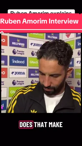 Ruben Amorim interview after shocking peformance to brentford on saturday. #football #amorim #manchesterunited #interview #brentford 
