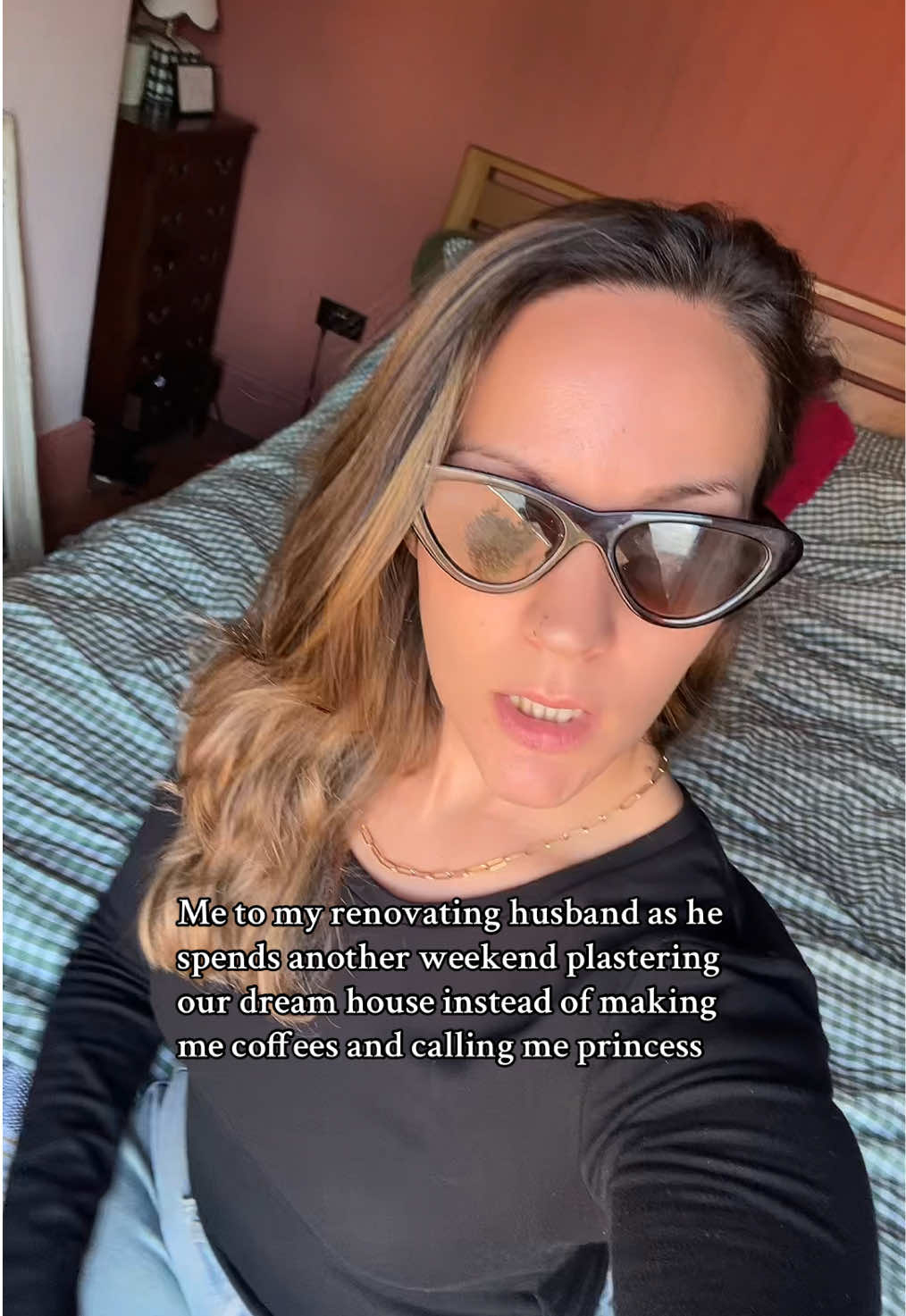 Here’s to all the neglected renovation WAGS…  (Yes, I’m grateful for his hard work. Would just like my husband back now please and no more dust ta) 🪜 #renovation #renovatingourhome #diyproject #ourfirsthome #renovationtiktok 