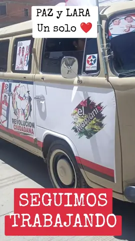 PAZ y LARA un solo CORAZÓN.  RUMBO A LA VICTORIA. #VIVABOLIVIA #PAZYLARA @NUEVAS IDEAS CON LIBERTAD @Catherine @CAP.LARA 