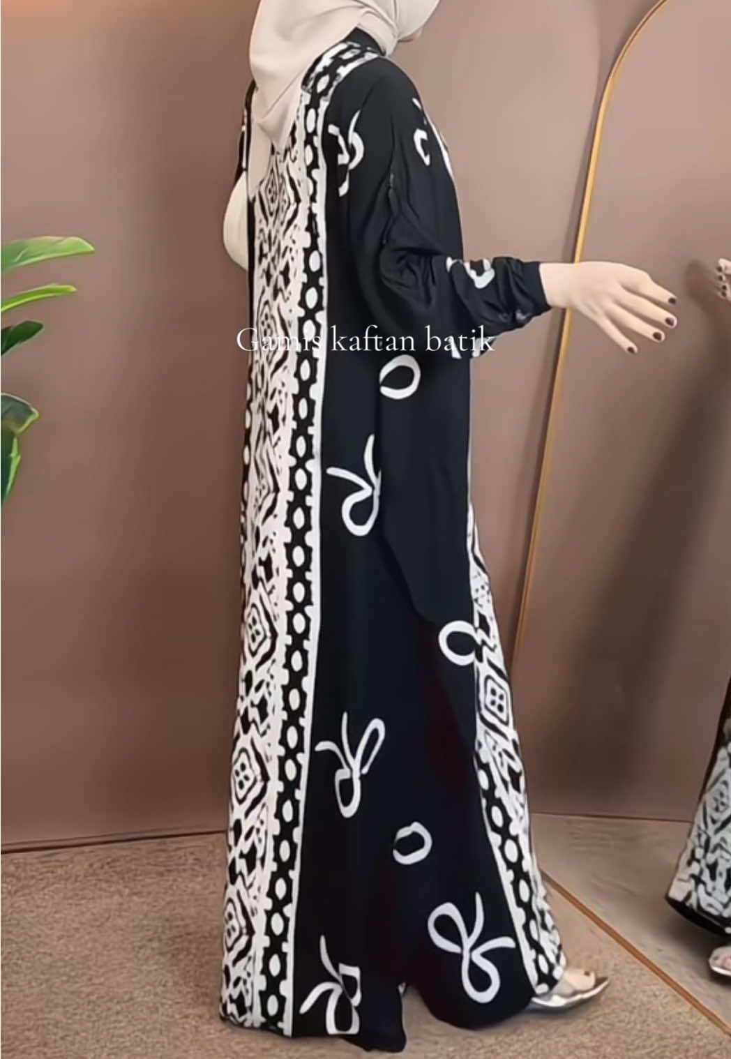 Gamis kaftan batik 💗 #rekomendasi #gamis #kaftan #batik #fyp 