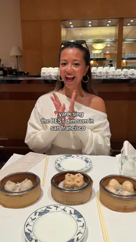 Yank Sing is the bestttt and also one of the oldest dim sum spots in SF! It’s my absolute favorite place to go with my family or to bring friends who are visiting❣️ #local #sfeats #bayareafoodies #sanfrancisco #dimsum #yanksing #sftok 