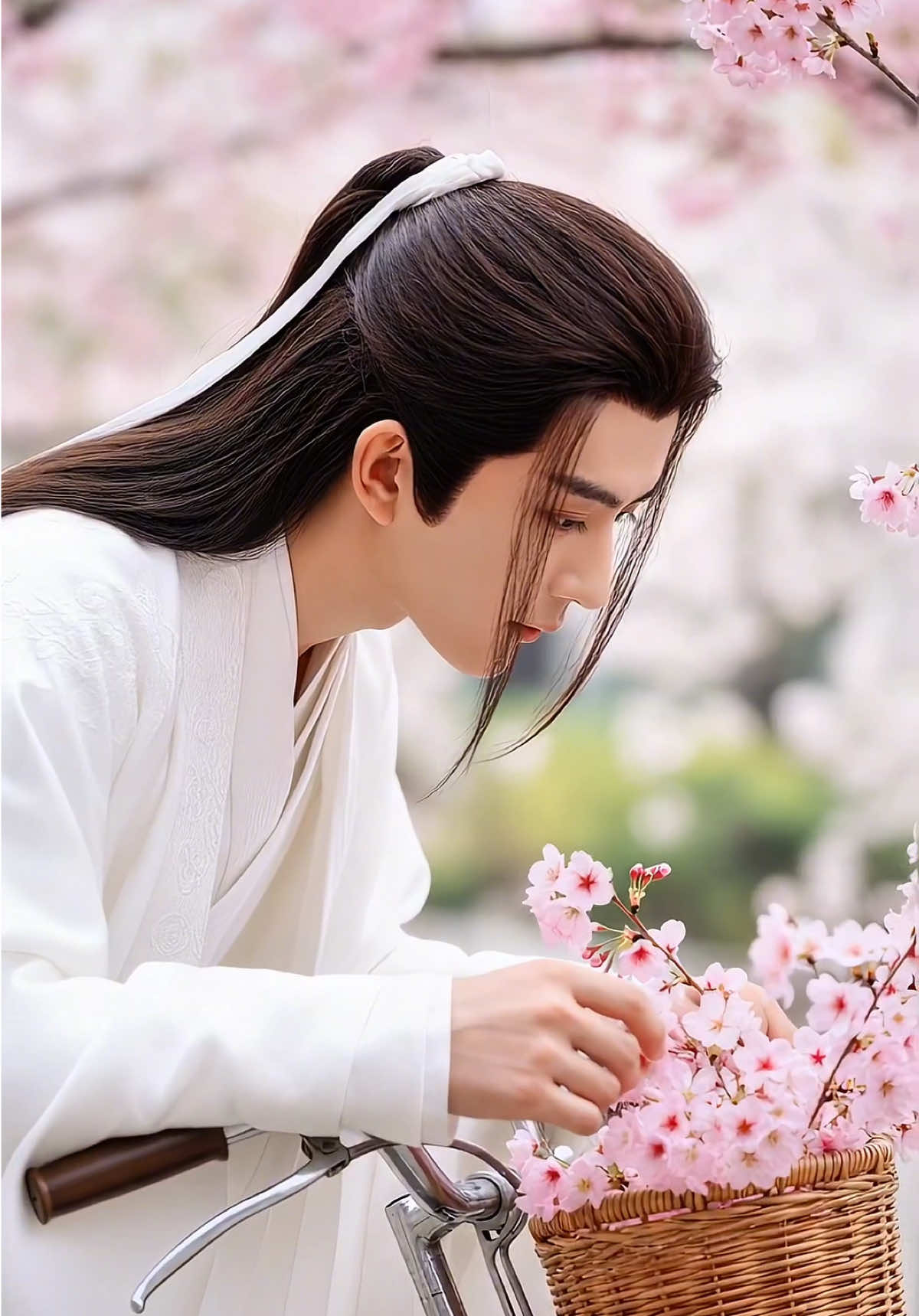 Spring Blossoms · Pedaling Through the Peach Grove #xianlost #thantienlac #xianxia #cotrang #YuMenglong 