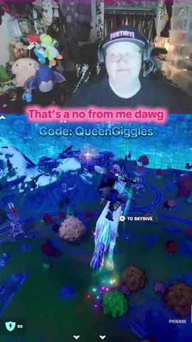 What do you think he wanted to sniff? You know what… don’t answer that hahaha #u#usecodequeengigglese#epicpartnerf#fortnited#delulug#gamingcommunity