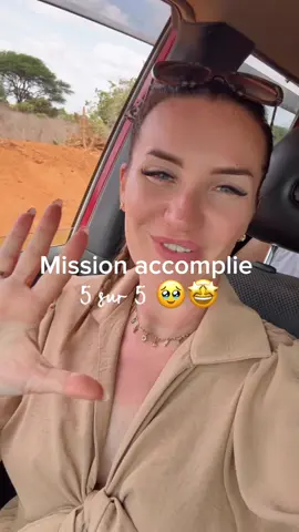 5/5 MISSION ACCOMPLIE big five ✅ #safari #kenya #bigfive #afrique 