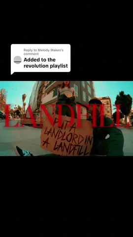 Replying to @Melody Makes the revolution will be [blared on a JBL speaker] #damag3 #landlords #america 
