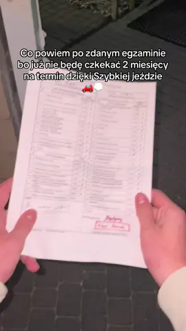 Masz dość czekania na termin tygodniami? Skorzytaj z Szybkiej Jazdy już dziś! 🚗💭 #prawko #prawojazdy #fyp #szybkajazda #egzamin 