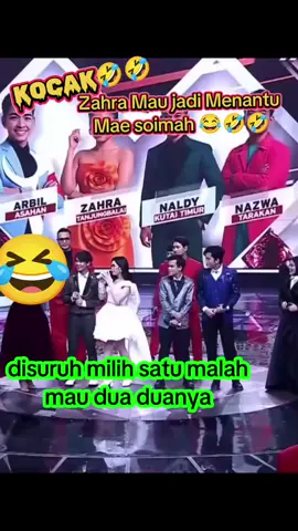 kocak zahra mau jadi menantu Mae Soimah 😂🤣 disuruh milih salah satu malah mau dua2nya 😂🤣🤣 #zahraDA7 #kocak 