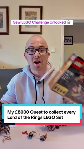 My £8000 Quest to collect every Lord of the Rings LEGO Set #lego #legocreator #legatok #afol #bricksbyshane 