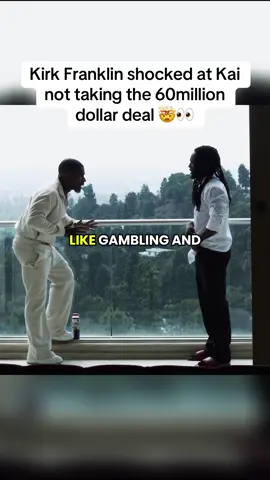 Kirk Franklin shocked at Kai  not taking the 60million  dollar deal 🤯👀 #KaiCenat #KirkFranklyn #Fyp