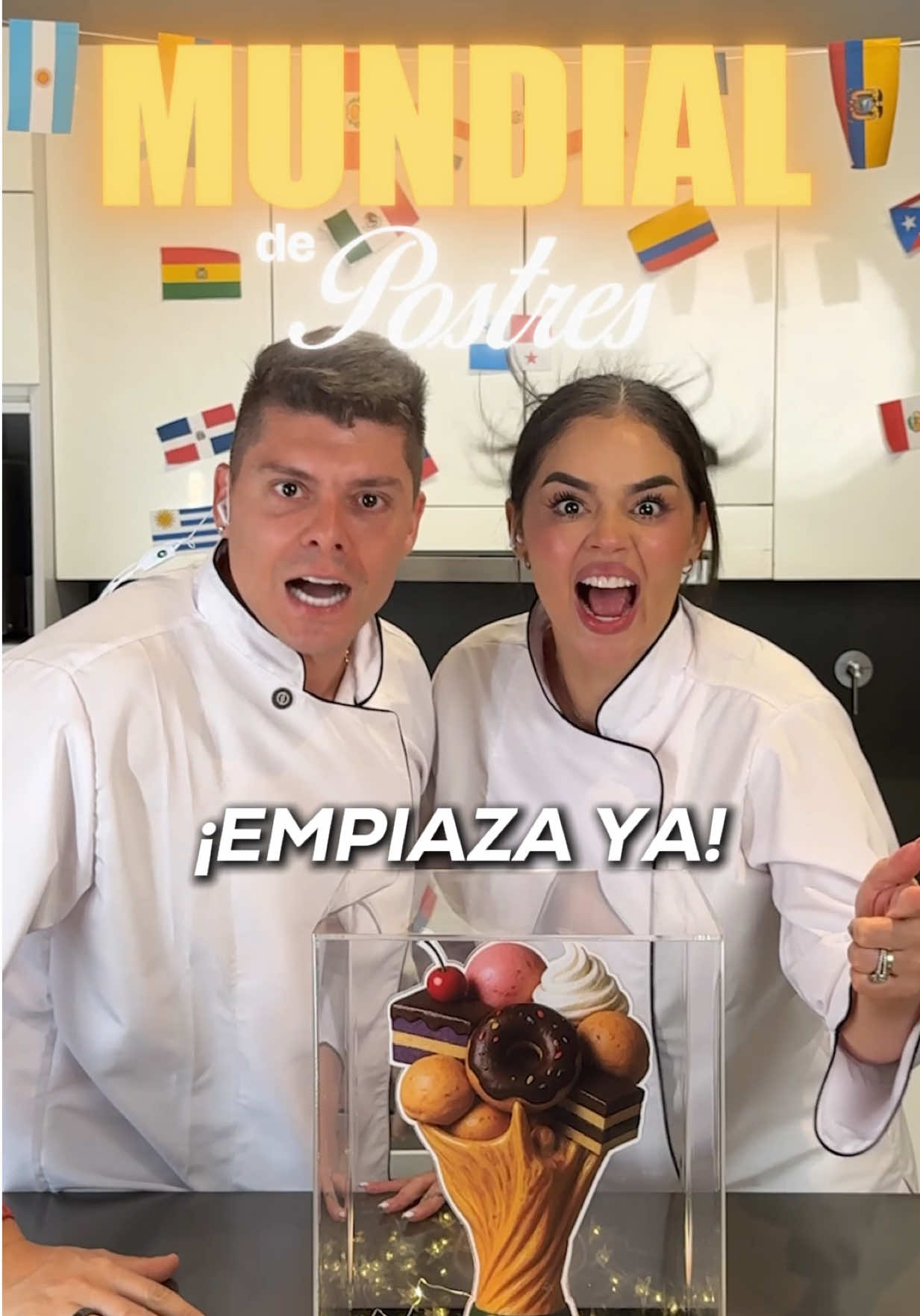 EL MUNDIAL DE POSTRES EMPIEZA YAAA!🔥🏆🍦🍩🍰 16 países, muchos postres PERO solo 1 g4n4d0r🥇❤️ - @Ibai hizo el mundial de desayunos y nosotros no quisimos quedarnos atras😏 - La competencia empieza ya y aquí quienes deciden el g4n4d0r son ustedes  - En los comentarios escriban que influencer, artista o personaje va a representar tu país y cuáles son los postres!  Que nerviosssss🥹 que empiece LA COMPETENCIA!🔥 #fyp #ibai #food #Foodie #mundial 