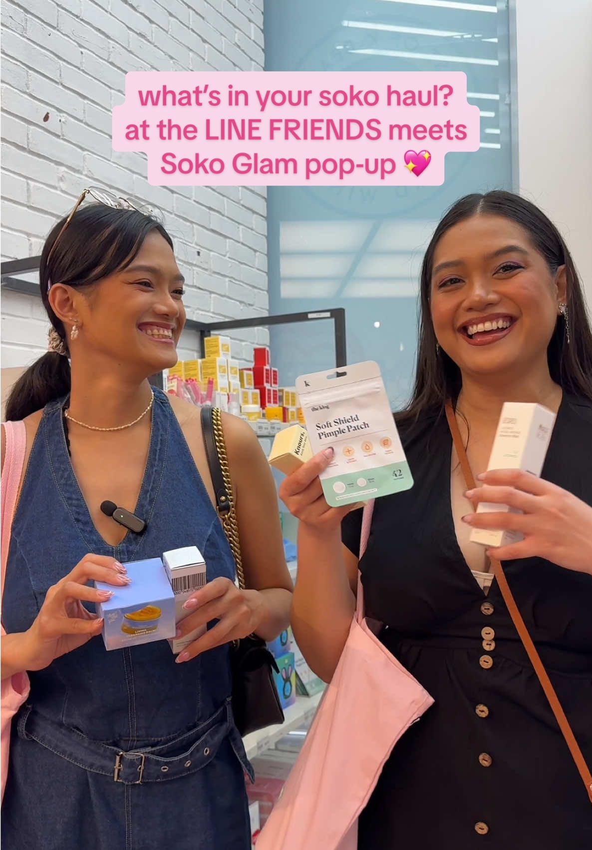 we spy some gems 👀 💖 you can still catch our pop-up for a limited time now through October 1st a LINE FRIENDS NY Times Square! @LINE FRIENDS #koreanskincare #kbeauty #popup #nyc #shopping 