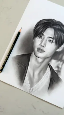 A drawing of Sunghoon I made earlier this summer #drawing #kpop #sunghoon #enhypen #engene 