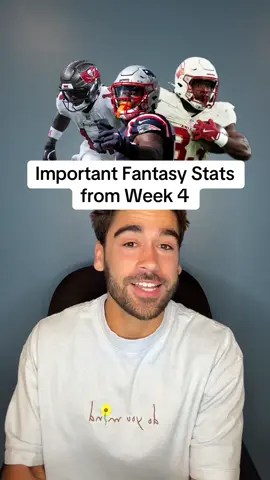 The important fantasy football stats to know from Week 4 of the NFL Season 🏈 #fantasyfootball #chrisgodwin #stefondiggs #omarionhampton #treybenson 