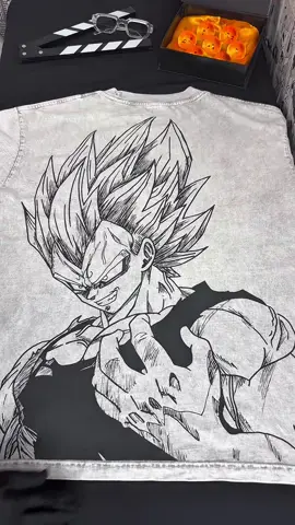 The fallen prince ascends — Majin Vegeta’s dark pride, reborn in vintage washed cotton. Double printed. Oversized. Heavyweight. This isn’t just a tee — it’s Saiyan-core legacy. 🩸 #MajinVegeta #DragonBall #fyp #viral #animefyp