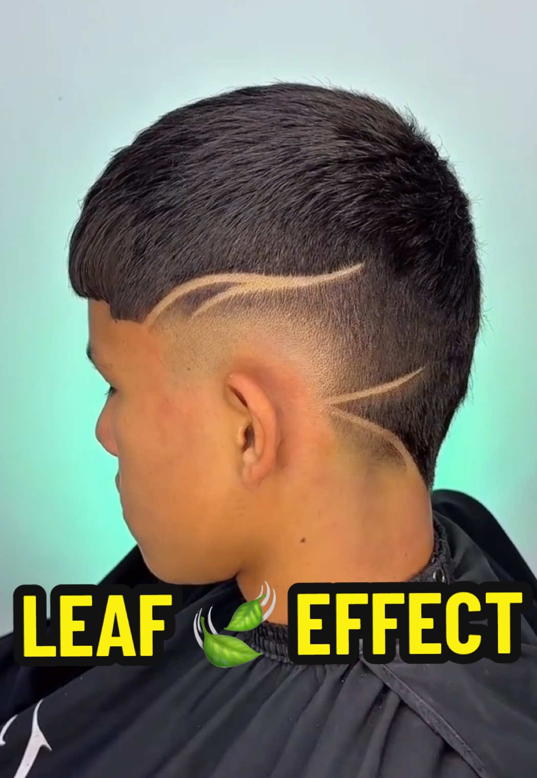 Leaf 🍃 Effect Tutorial 💈 ✨ Barber Design Tutorial with Step by Step 📚  Barber 💈 @yeyos_94 #barberia #fyp #viralvideo #haircut #tutorial 