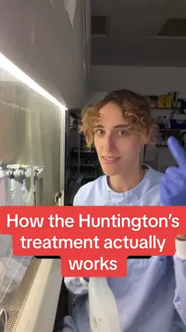 How the Huntingtons treatment actually works! #bio #fyp #Science #medicine #biology 