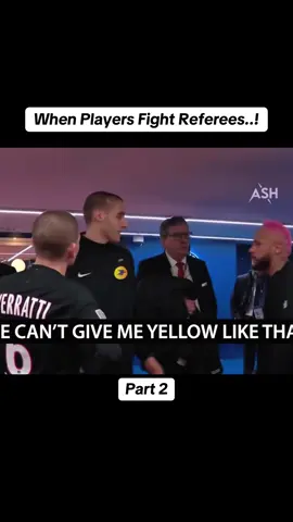 When Players Fight Referees… #Moments #players #referees #Fans #football #footballtiktok 