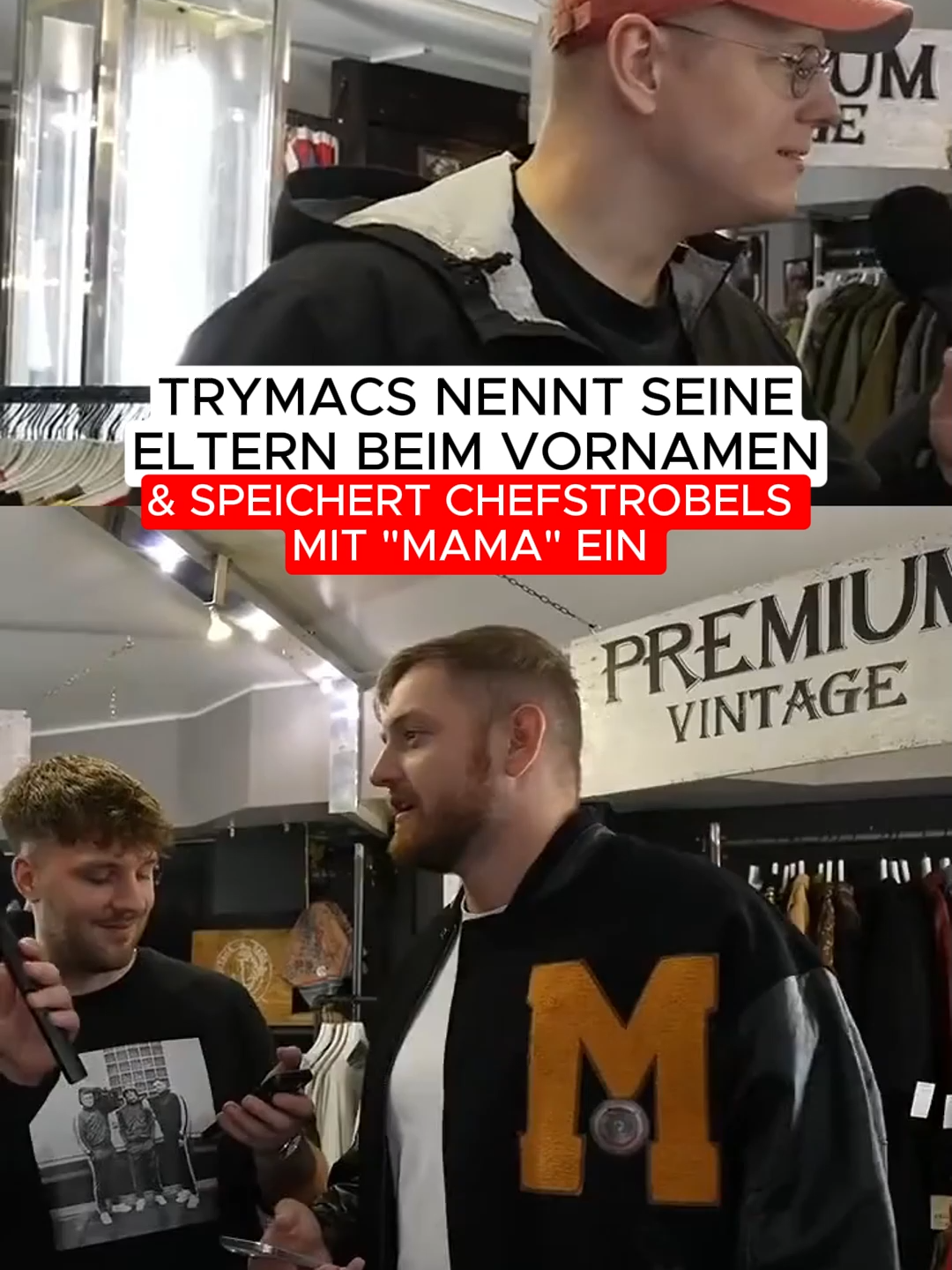 TRYMACS NENNT SEINE ELTERN BEIM VORNAMEN 😂 😅 #trymacs #chefstrobel #varion #unsympatischtv #sascha #lost #vorname #eltern #twitch #viral #fyp #fy