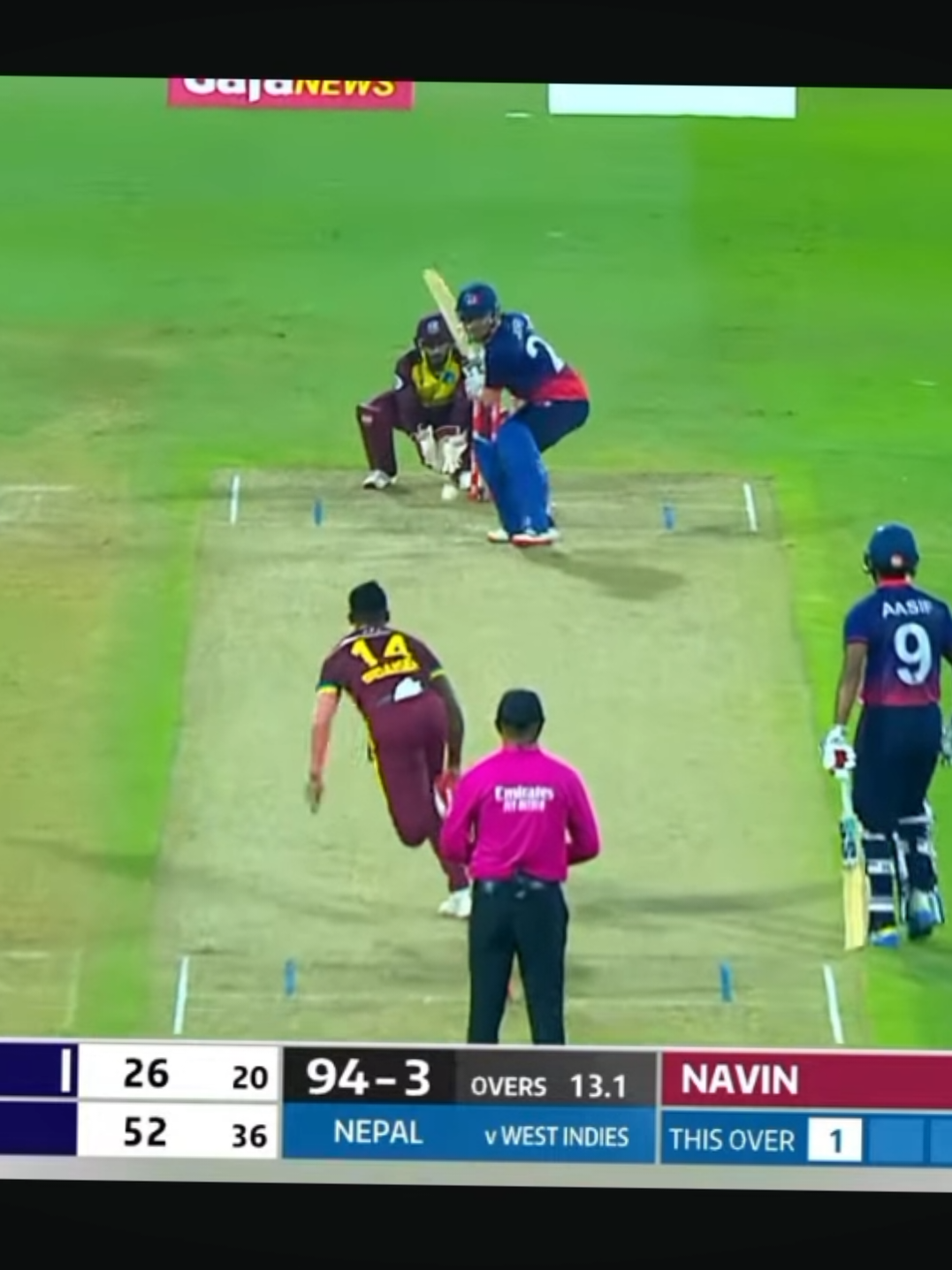 NEPAL VS WEST INDIES NEPAL EON BY 90 RUN.....BUT NEPALI PLSYER HIT DOME BIG STORK IN THIS REELS.#cricket #trending #support #stumpblaster #nepal 