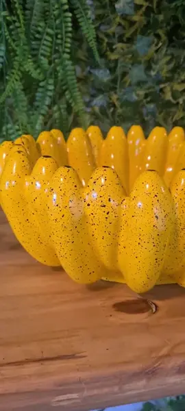 Fruteira banana linda e elegante 💛 #fruteira #casa #cozinha #chadecasanova #fyp 