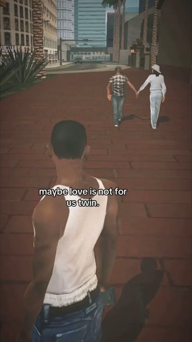 Maybe love is not for us twin #L #loveisnotforus #viral? 