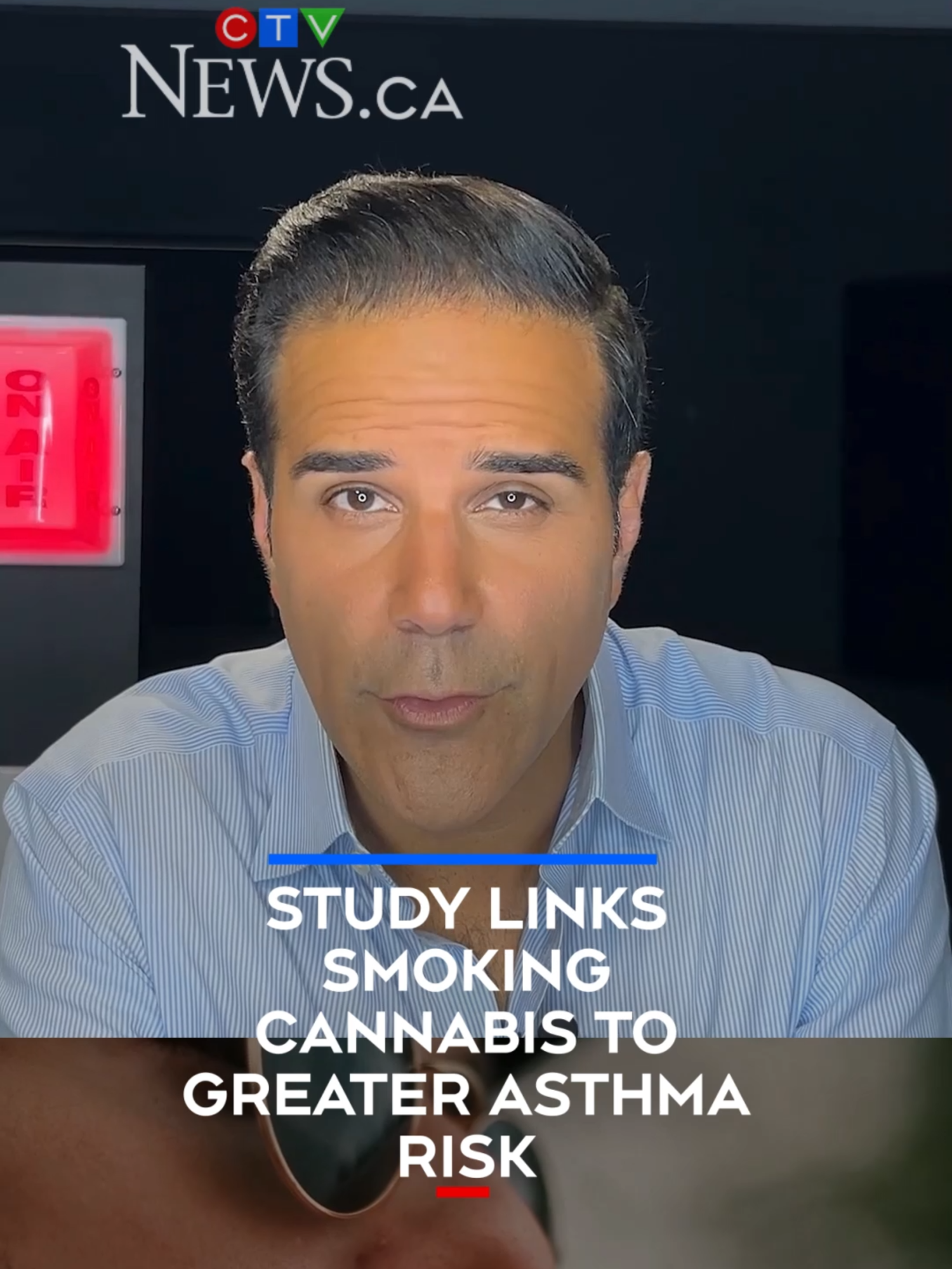 New research identifying a link between inhaling cannabis and the risk of asthma is making headlines.  #asthma #substance #health #canada #news