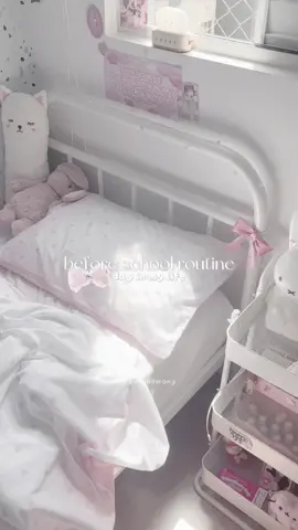 before school routine 🎀 - do not reupload or use my content for any purpose ! #wonyoungism #kbeauty #pink #Vlog #beforeschool 