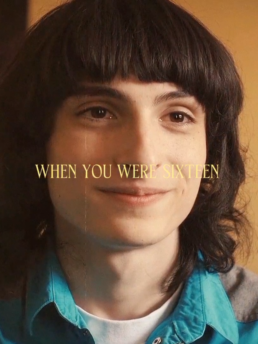 the necklace being the painting ha ha get it... ok! | #byler #willbyers #mikewheeler #strangerthings #edit | getting them back in 8 weeks!!!! i love my life fr!!!!