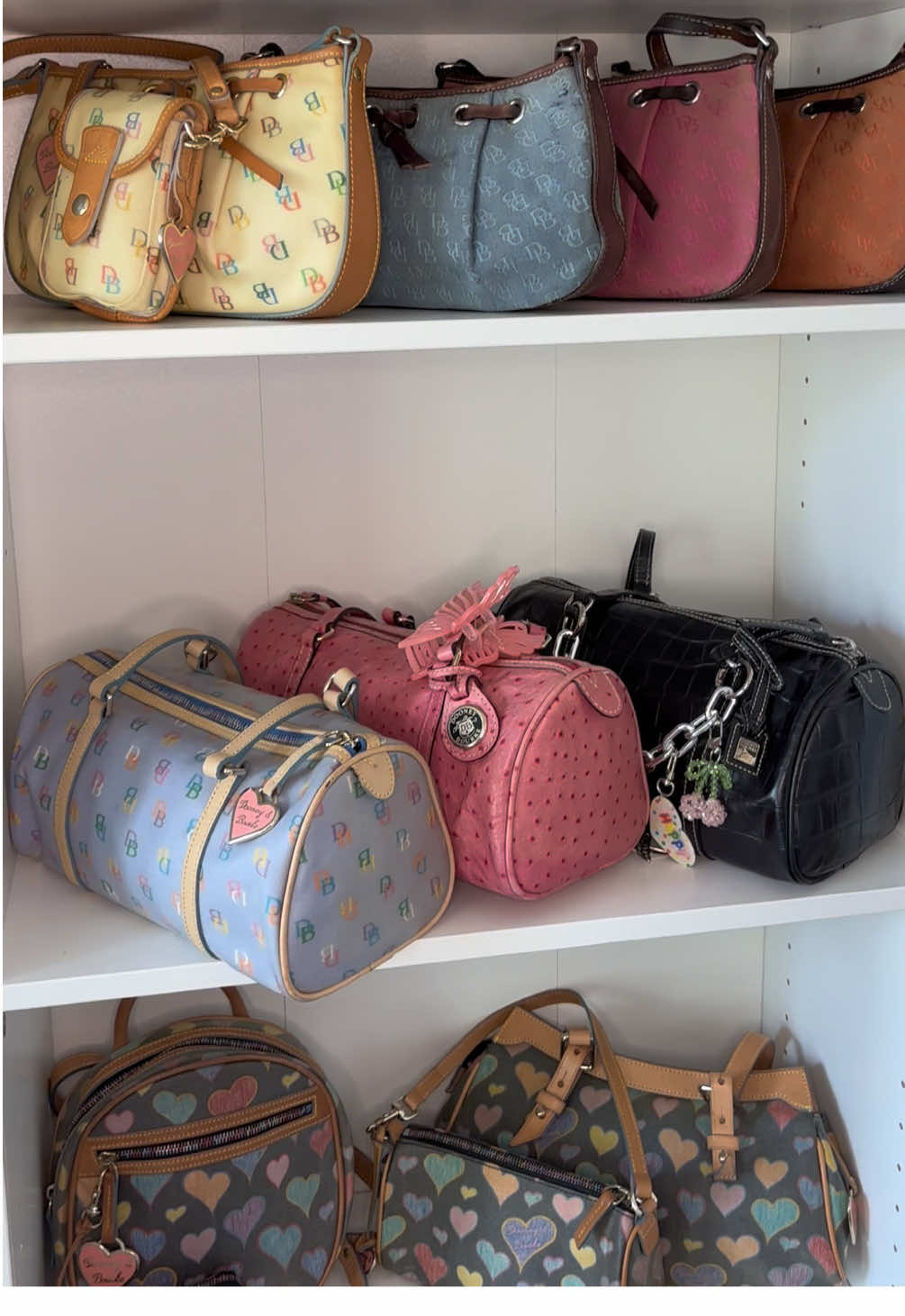 Is it a Crime?🐩☁️🦢 To be obsessed with Dooney’s🛒 #dooneyandbourke #pursecollection #bagcollector #y2kbag 