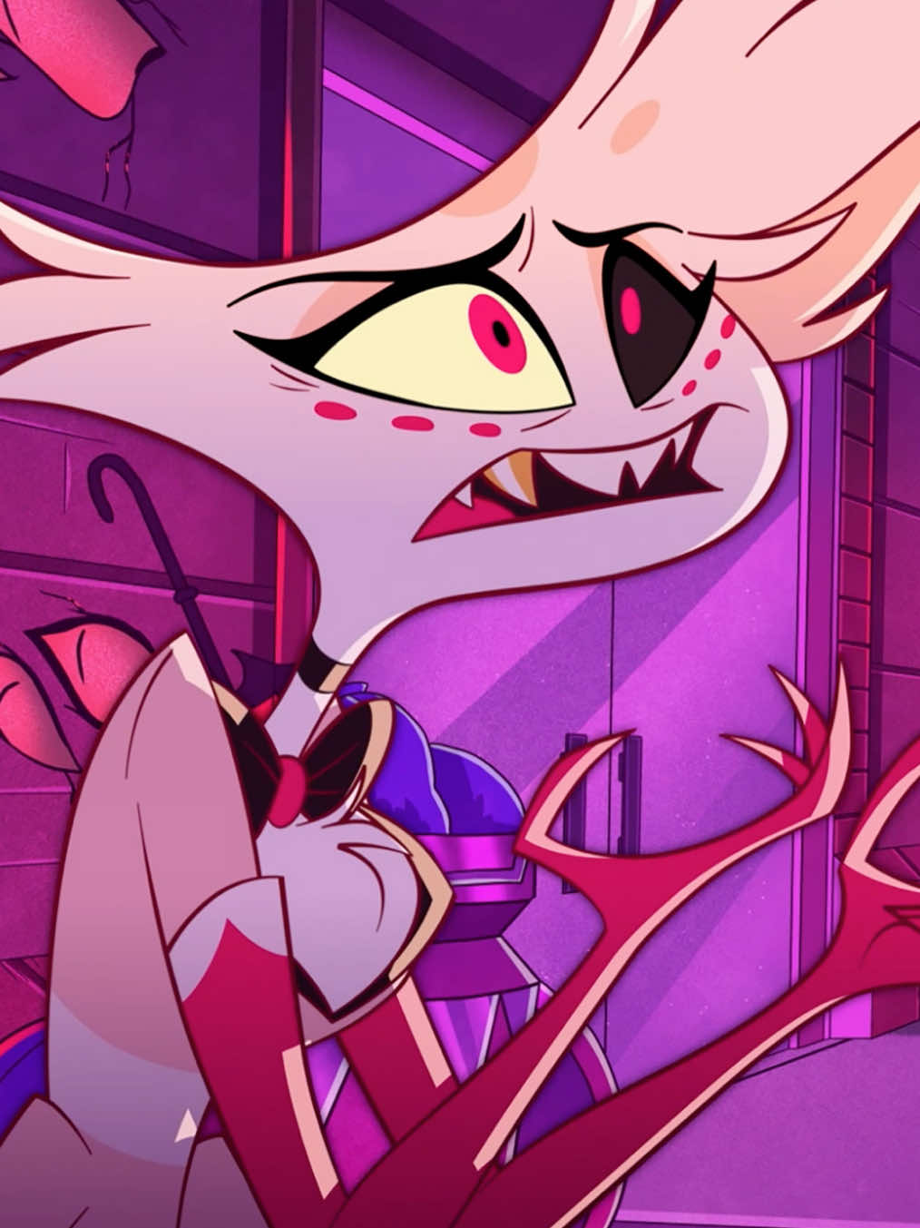 Breaking down Angel's walls? Impressive. #HazbinHotel