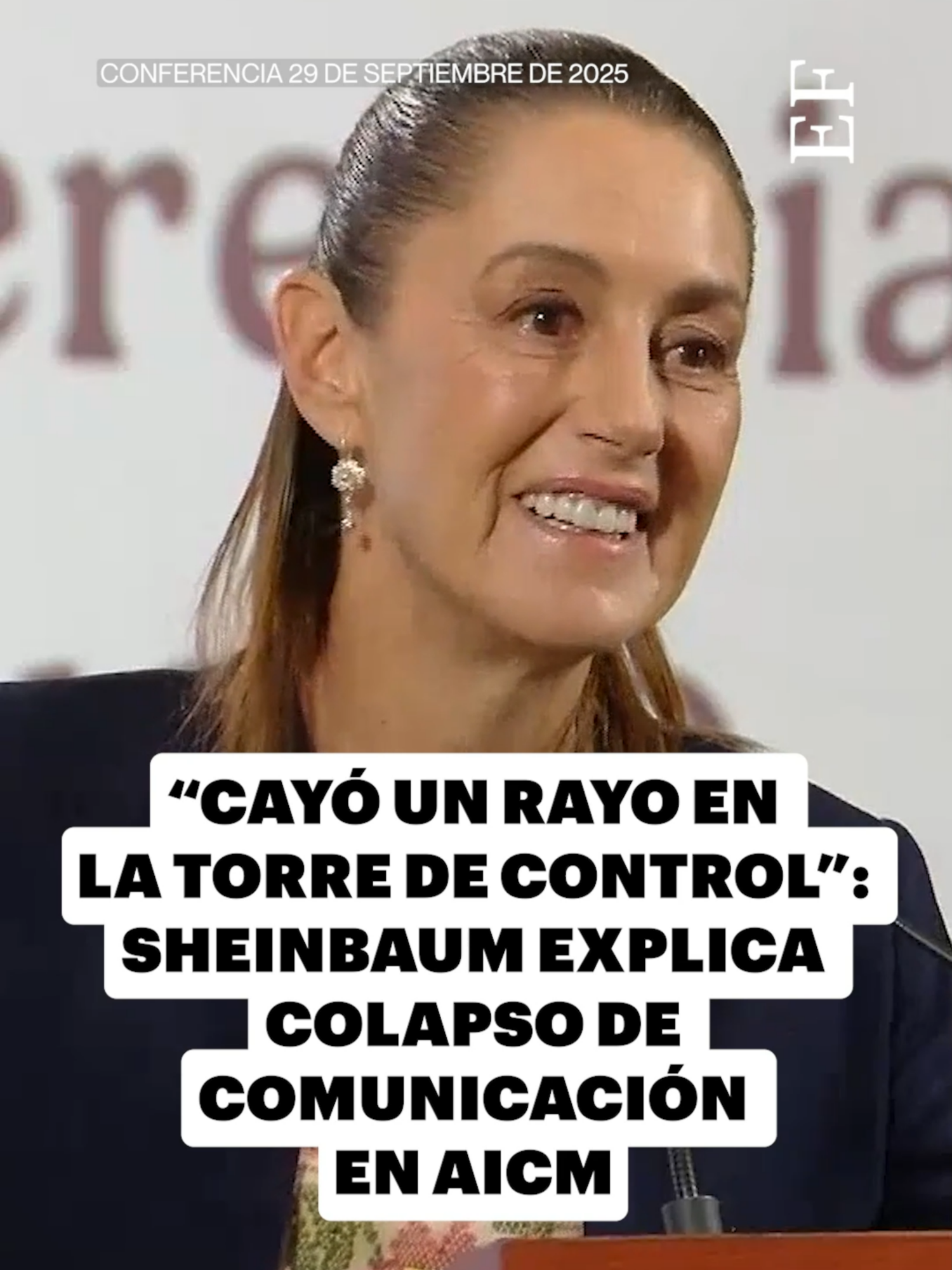 La presidenta Claudia Sheinbaum explicó que, con las fuertes lluvias, cayó un rayo en la torre de control del Aeropuerto Internacional CDMX(AICM), lo que ocasionó el colapso en la comunicación con las aeronaves el pasado 27 de septiembre #aicm #mexico #claudiasheinbaum #torredecontrol