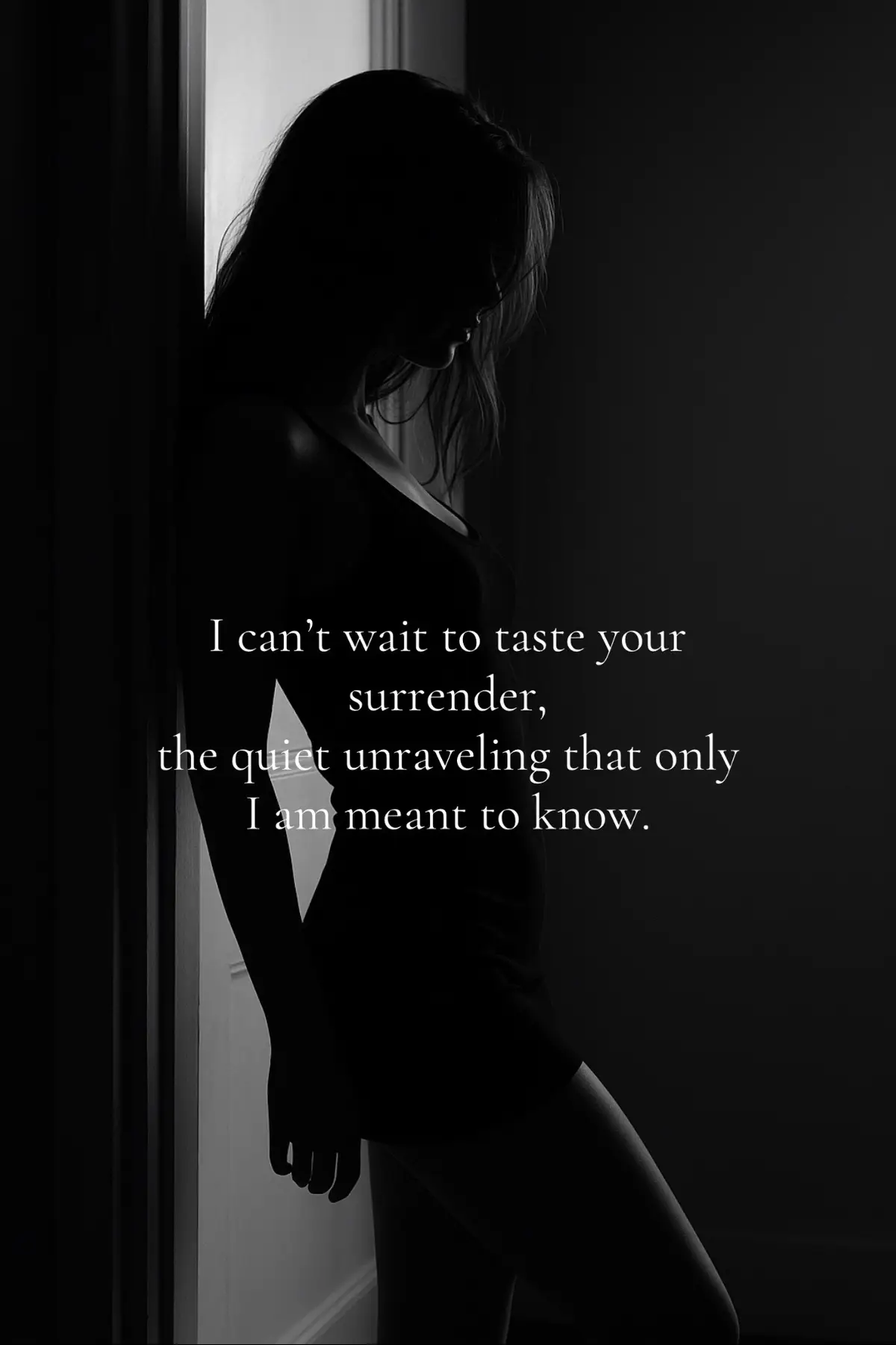 Not every craving is gentle. Some desires are meant to consume, to strip away your resistance until there is nothing left but us. #darklove #darkpoetry #poetrytok #darkromancetokfyp #darkdesire 