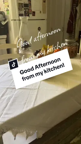 Good afternoon from my kitchen. I do love Fall! 🍂🍁 #kitchen #table #grandmasoftiktok #Fall #tablecloths