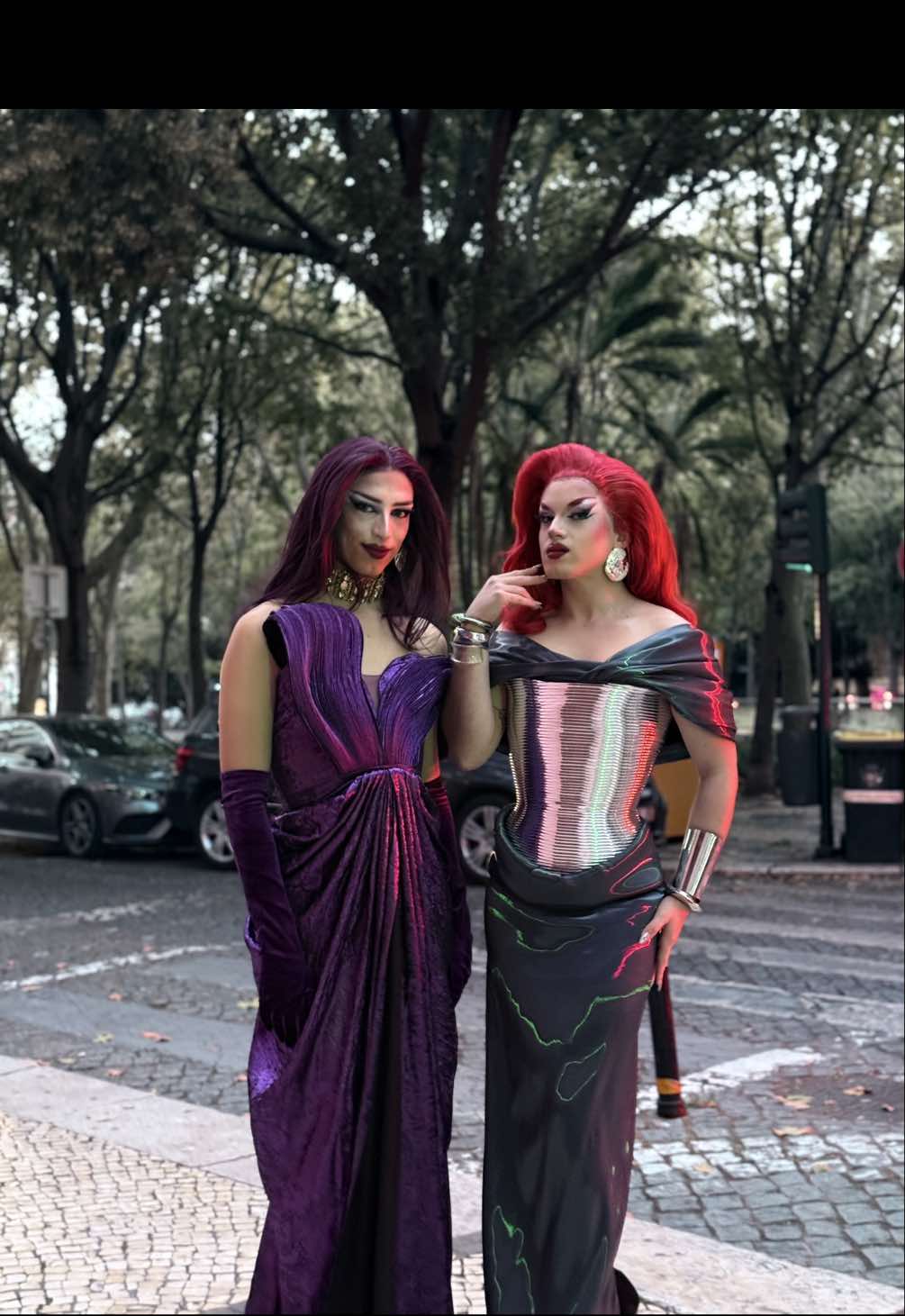 o caos que foi #globosdeouro #dragqueen @Miss Velvet 