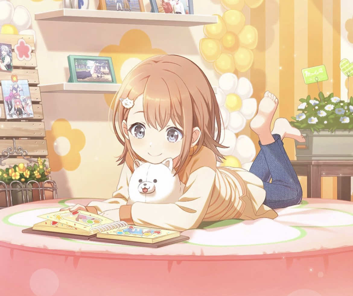 ♡ #MINORIHANASATO ⁞ GINALLY MINLRI BABY 2D MODEL ,, i was honsetly expecting the pink pajamas but this is super adorable aswell! THE SAMO HAIRCLIP IM DEAD #PROJECTSEKAI #colorfulstage #花里みのり #プロセカ 