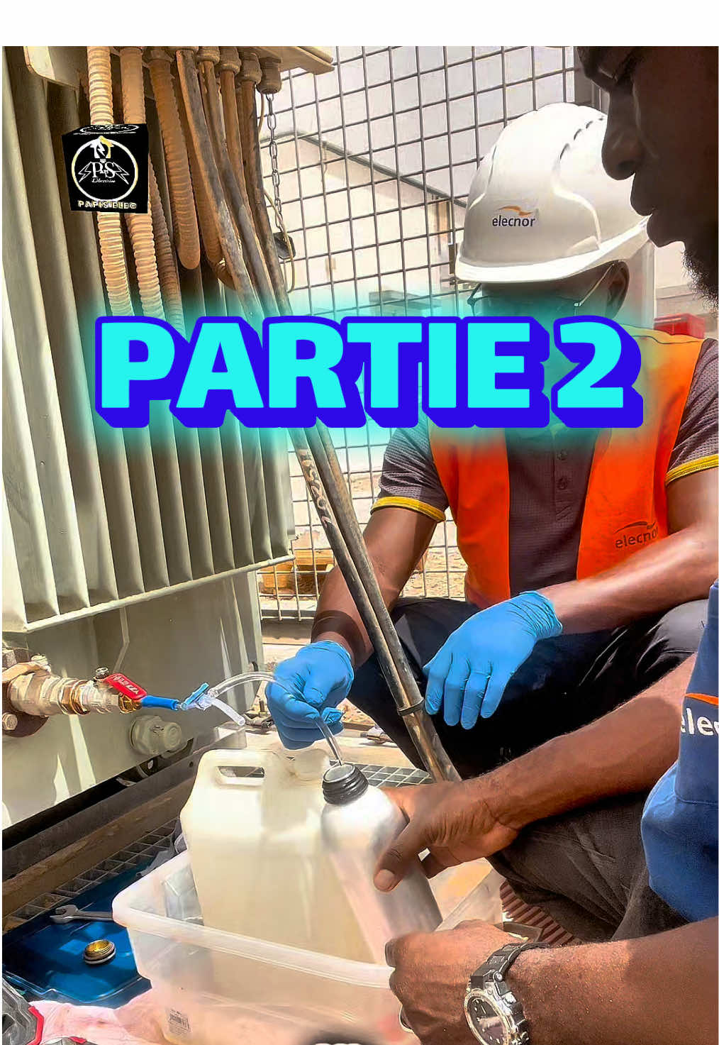 L’huile des transformateurs#creatorsearchinsights #electrician #electric #subestacionelectrica #eolica 