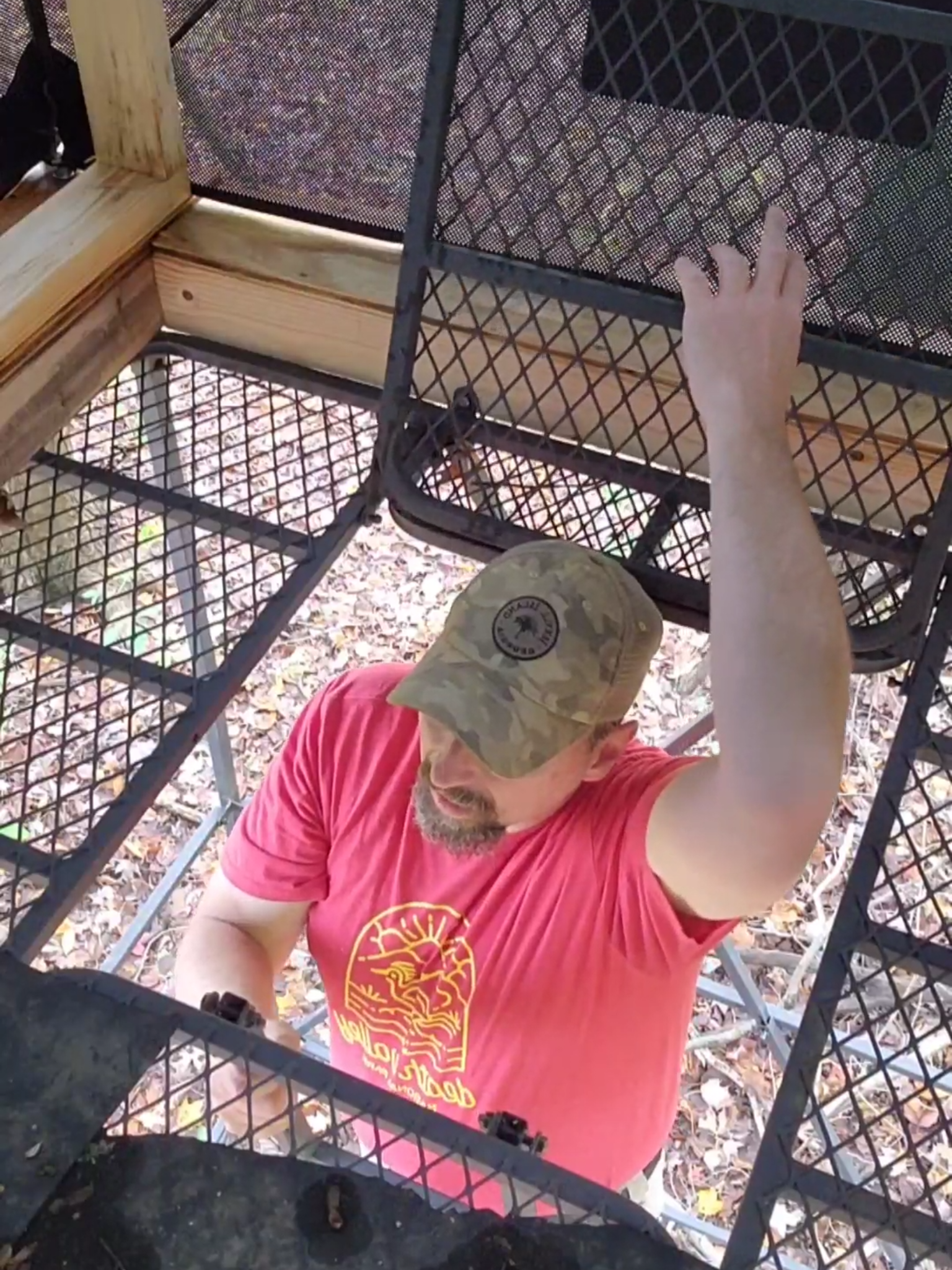 Deer season is here.  Let's get my @tideweofficial 360° Swivel Heated Hunting Chair into my Elevated See Through Hunting Blind.  #burningriverbushcraft #tidewe #deerhunting #tideweblinds #tidewehunting 