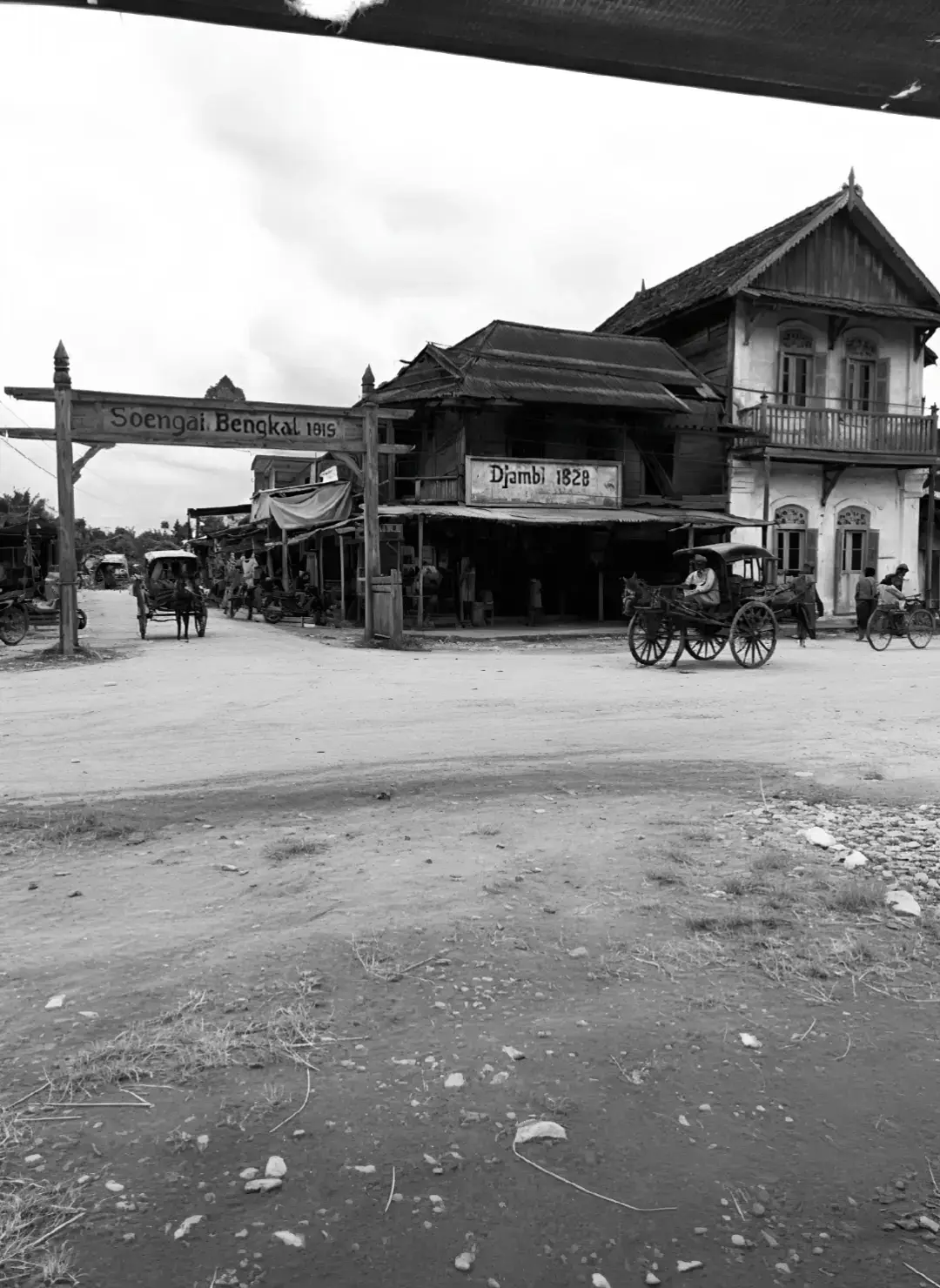 Suasana Sungai Bengkal zaman dulu #sungaibengkal #tebo #jambi #fotojadul #fyp 