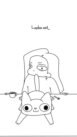Мой лайф аккаунт @женя лапка , подписывайтесь на меня там, если хотите узнать больше о моей жизни, котах и анимациях 