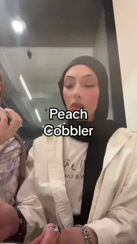trying the peach cobbler factory in downtown detroit #tastetest #detroit #peach #dearborn #nashihs
