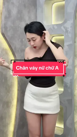Chân váy nữ chữ A #cohuyentaphoa #xuhuong 