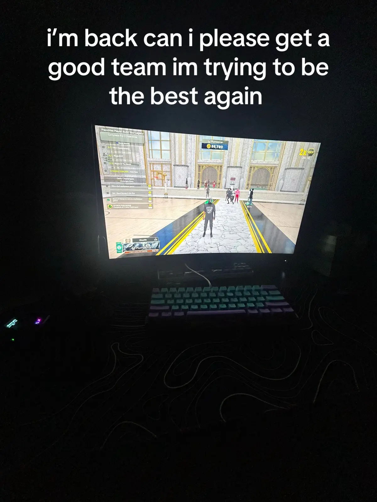 i’m back #plumeezy #2k26 #nba2k #nba2k26 #fyp 