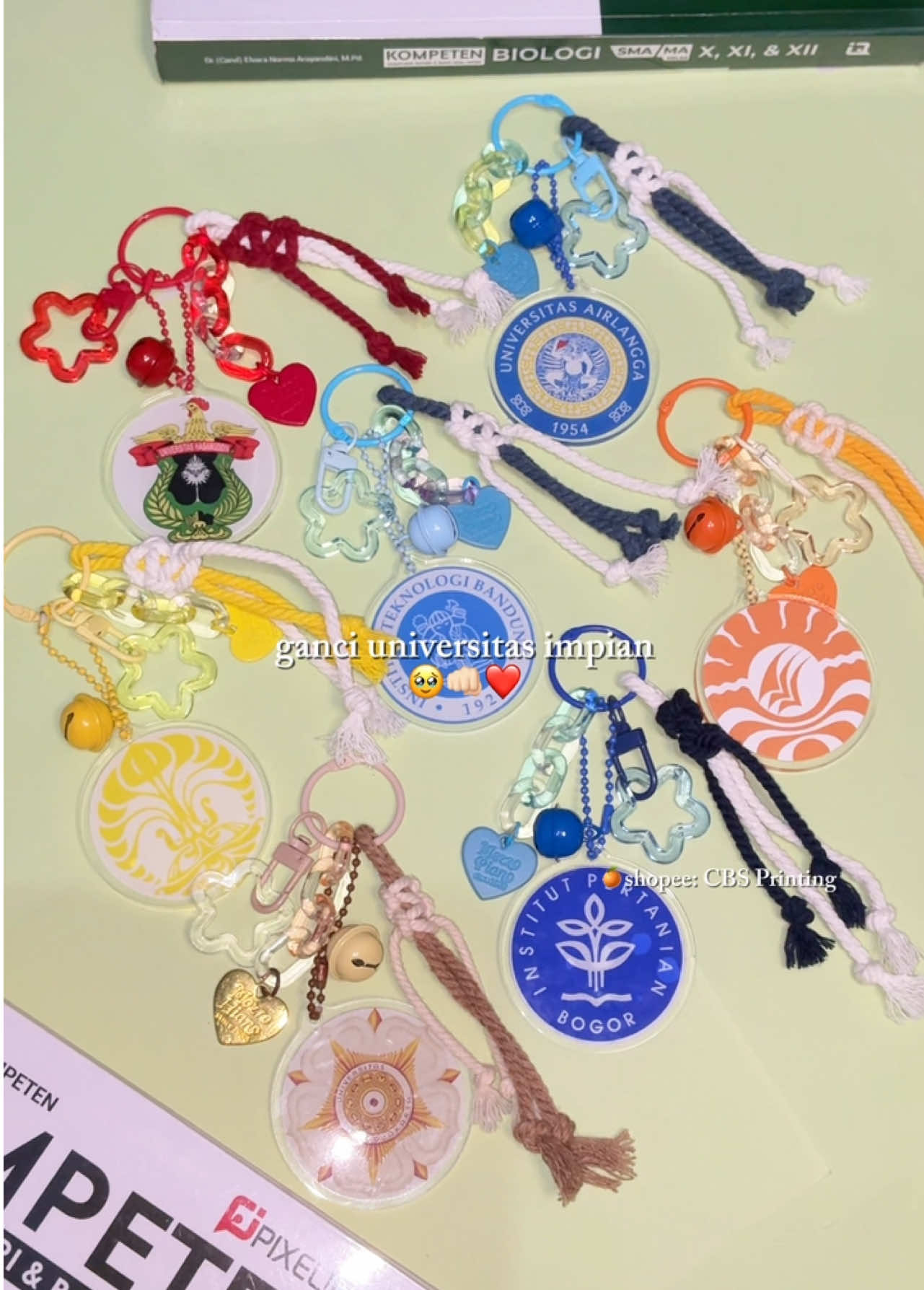 univ impian siapa nieeh😽🫶🏻 co nya klik link shopee di bio ku yaa🧚🏻‍♀️ #manifesting #kampusimpian #gantungankunci #ptn #universitas 