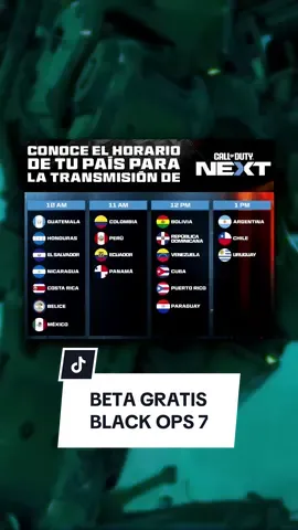 RECOMPENSAS por ver el CODNEXT (Beta Black OPS 7) Horarios #warzone #warzone2 #bo7 #blackops7 