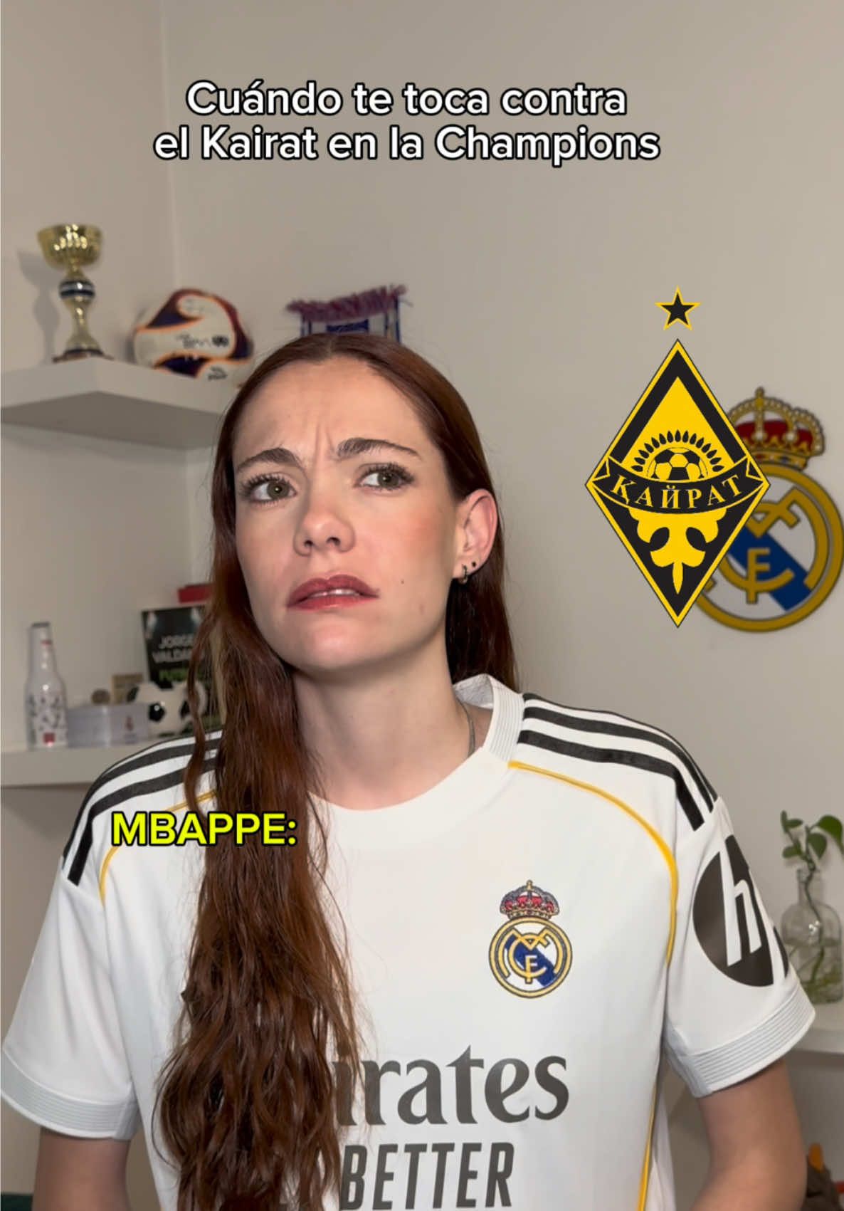 Cuando te toca jugar contra el Kairat en la Champions League 😳  #humor #TikTokDeportes #RealMadrid #championsleague  