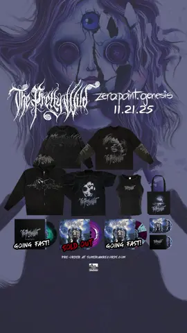 Have you pre-ordered?!👀  Pre-order for the debut album ‘zero.point.genesis’ from @The Pretty Wild is available now!! Make sure to secure your favorite merch items before they’re all gone! 🦇✨ (Link in bio⛓️‍💥)
