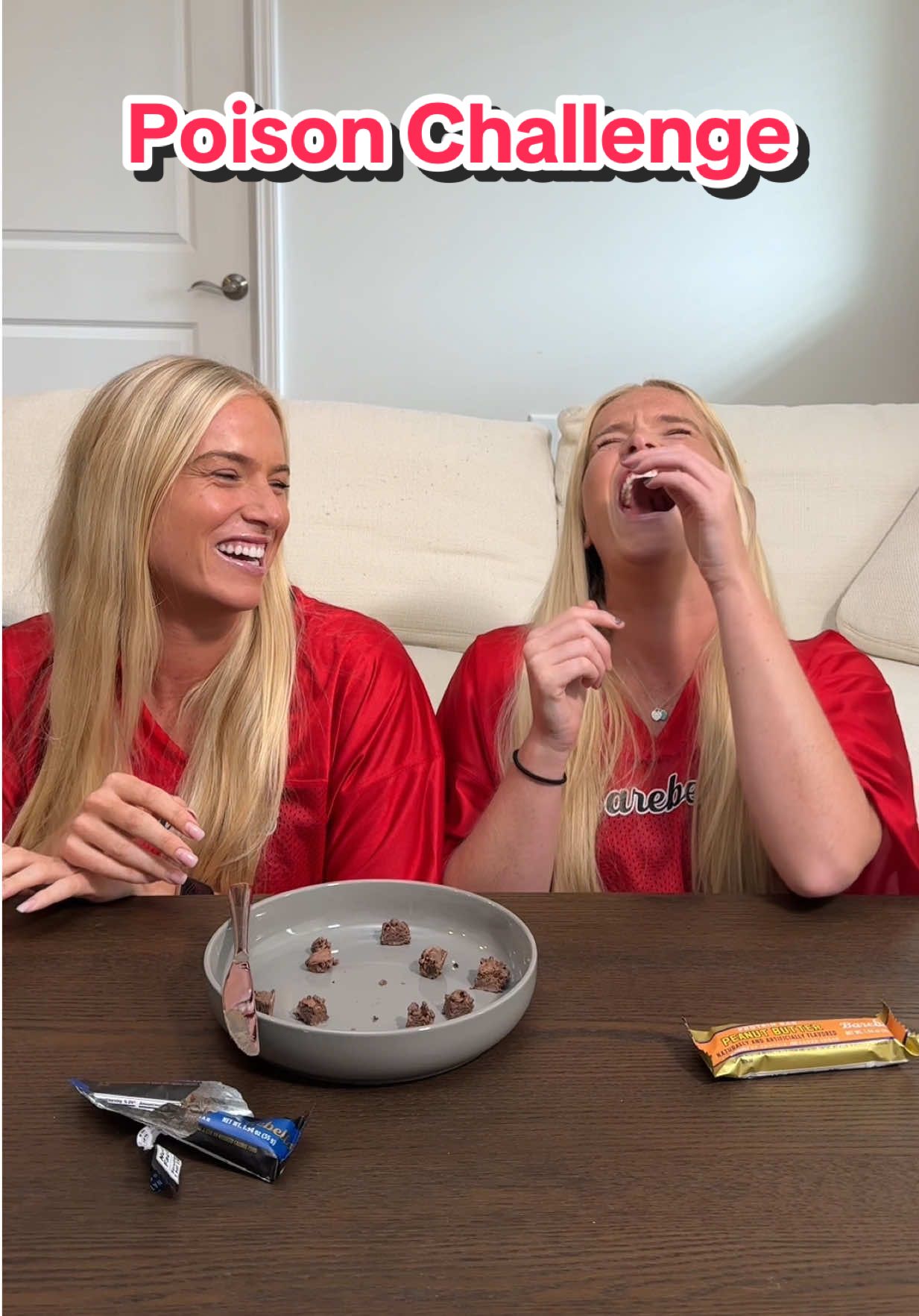 you’re supposed to try & AVOID the poison Beth😼 more Barebells for me!!!!! @Barebells USA #poisonchallenge #highproteinsnack #barebellspartner #barebellsproteinbar 