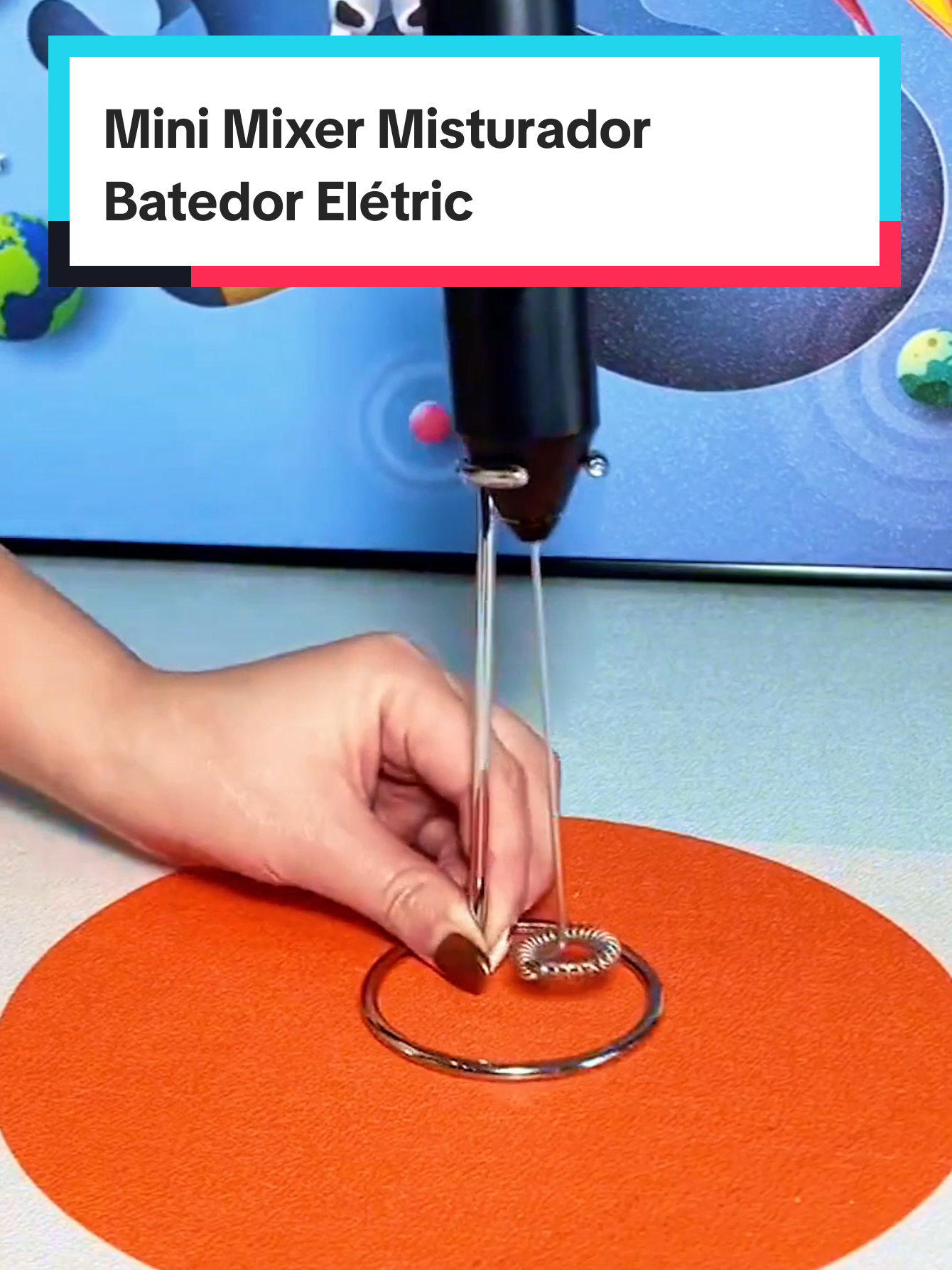 Mini Mixer Misturador Batedor Elétrico